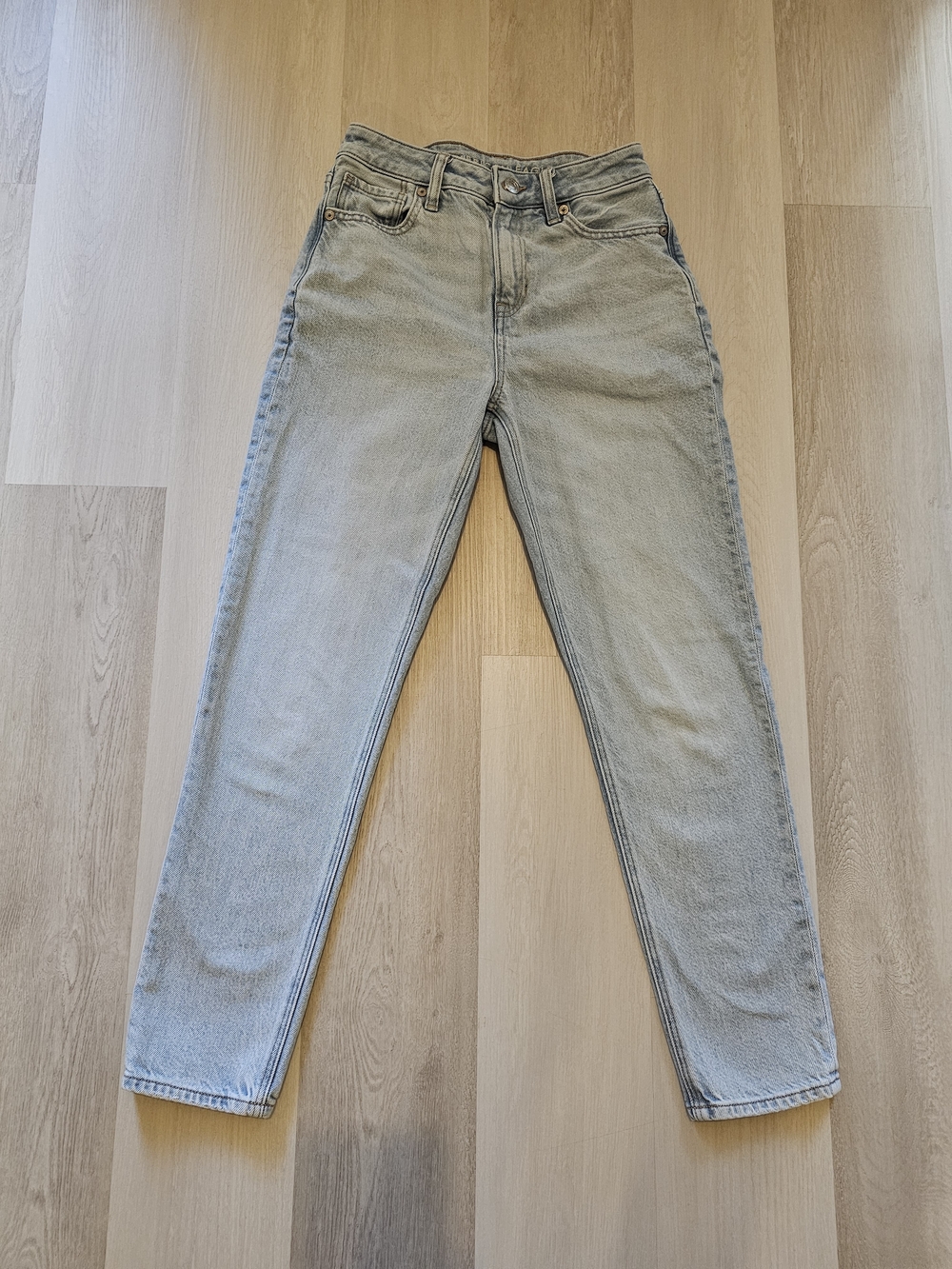 High-Waist Women Jeans — Light Blue